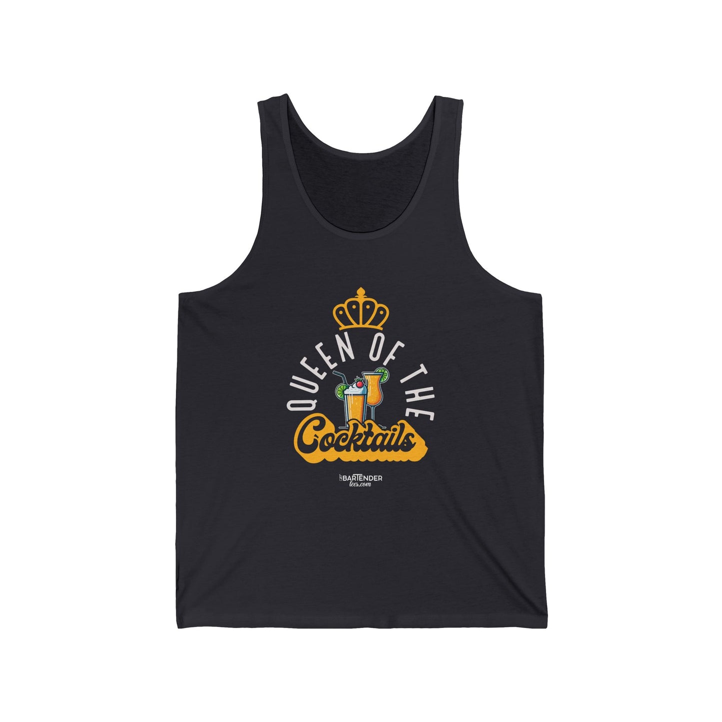 "Queen of the cocktail" Men’s Bartender Tank Top