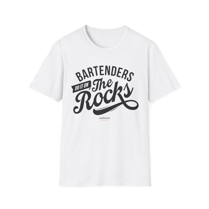 "Bartenders do it on the Rocks" Men's Bartender Tee