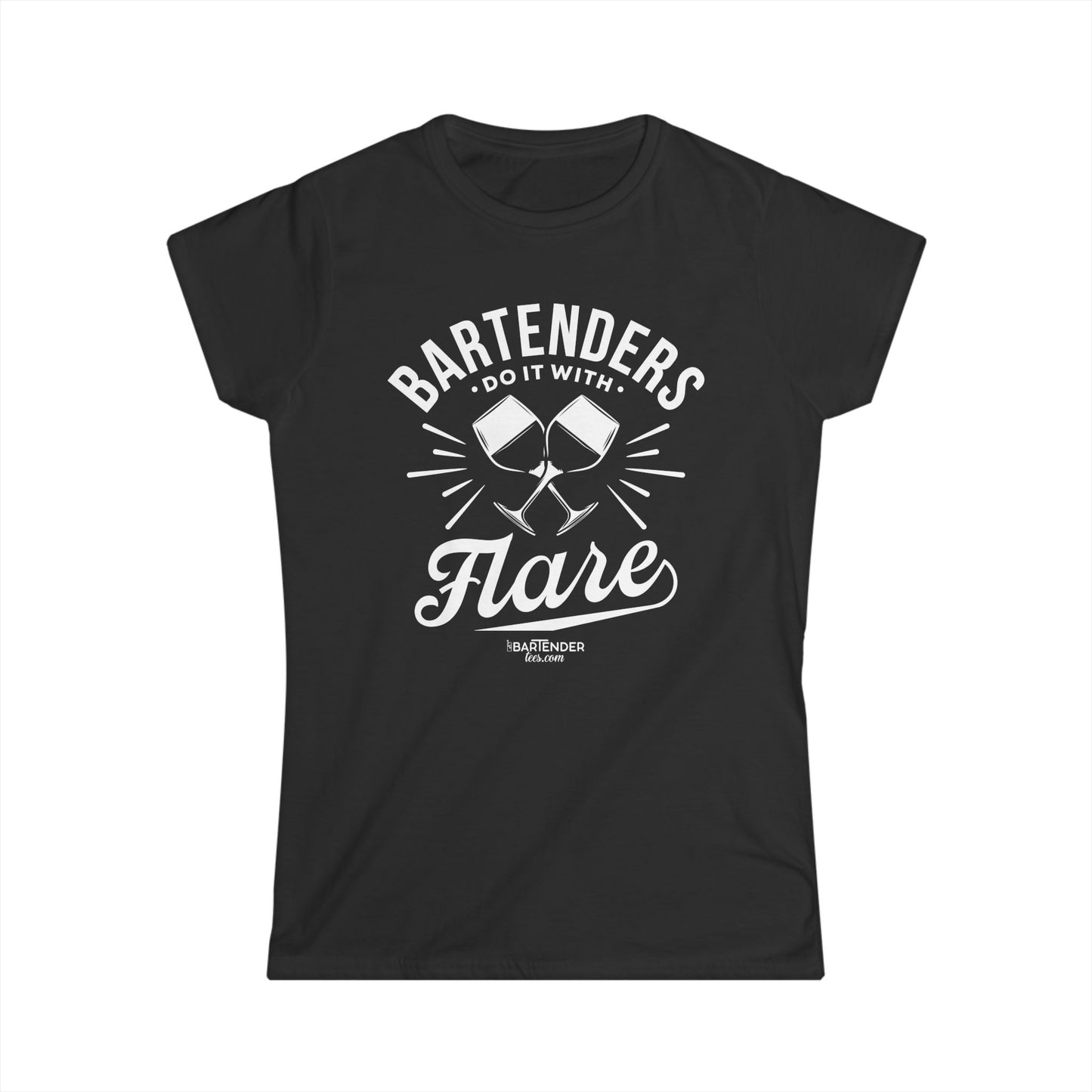 "Bartenders do it with flair" Women's Bartender Tee