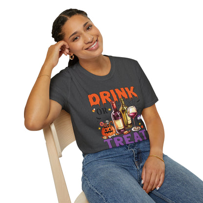 "Drink or Treat" Softstyle Halloween T-Shirt