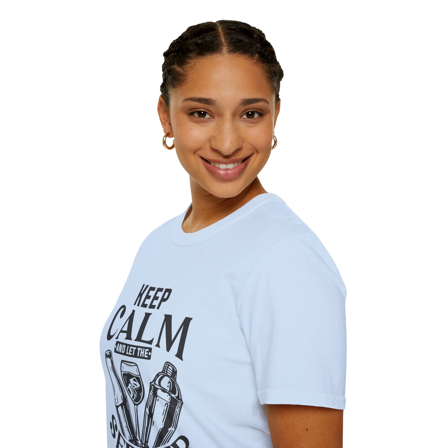 "Keep Calm and Let the Server Handle It" Unisex Softstyle T-Shirt