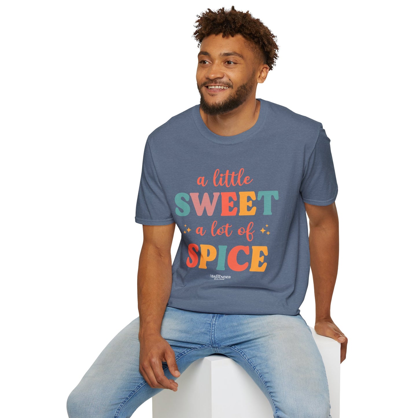 "A Little Sweet a Lot of Spice" Men's Bartender Softstyle T-Shirt