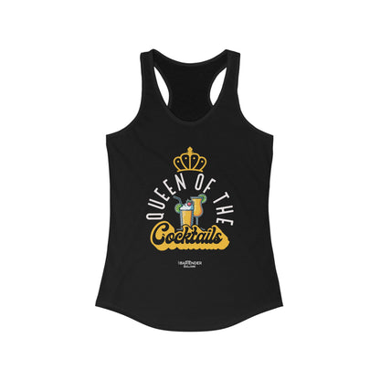 "Queen of the cocktail" Women's Bartender Tank Tops