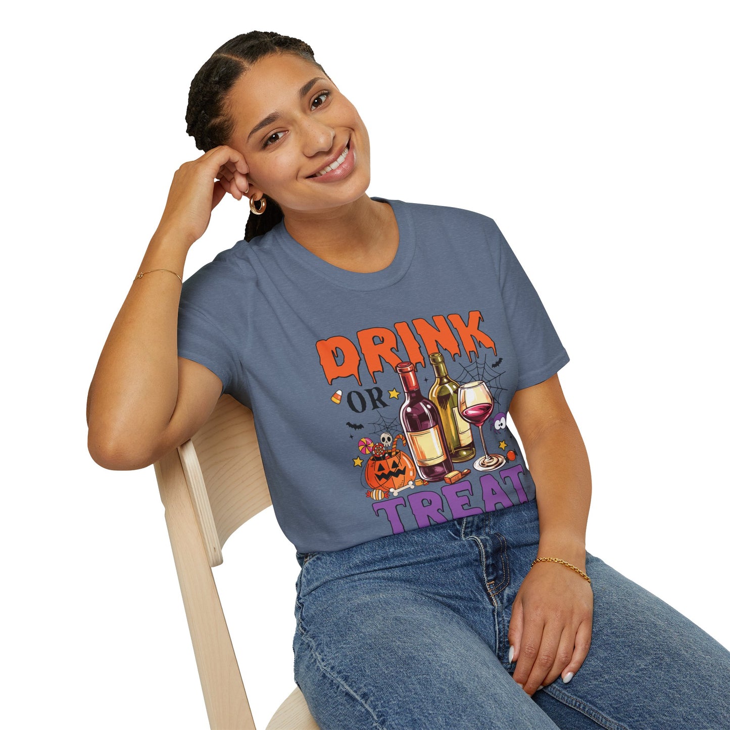 "Drink or Treat" Softstyle Halloween T-Shirt