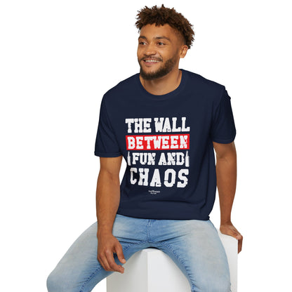 "The Wall Between Fun and Chaos" Softstyle T-Shirt