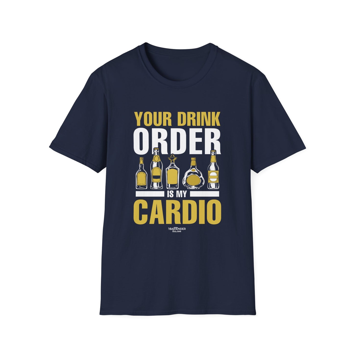 "Your Drink Order is my Cardio" Men's Bartender Tee