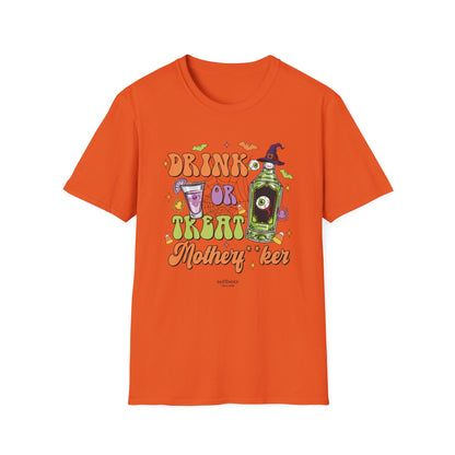 "Drink or Treat Motherf*er" Softstyle Unisex Halloween T-Shirt