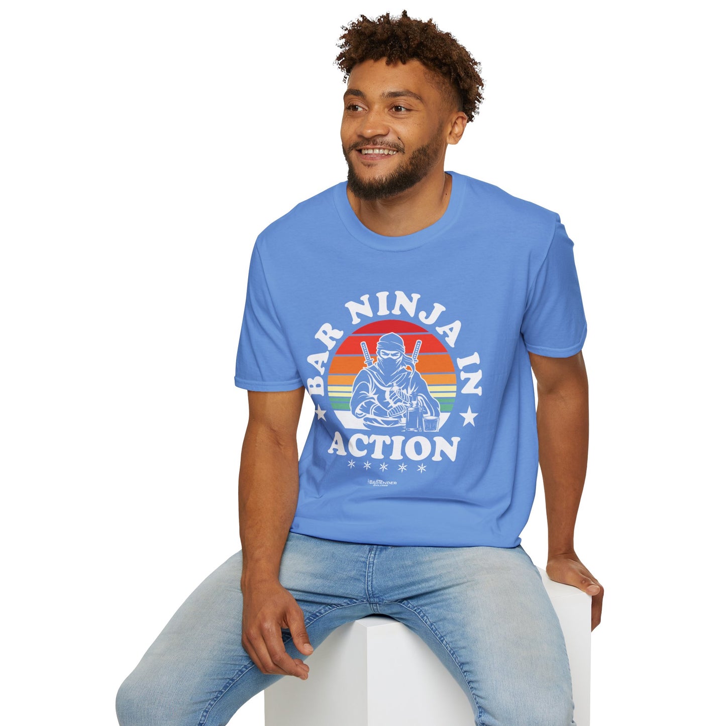 "Bar Ninja in Action" Men's Bartender Tee