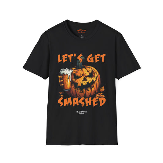 "Lets Get Smashed" Halloween Bartender Softstyle T-Shirt