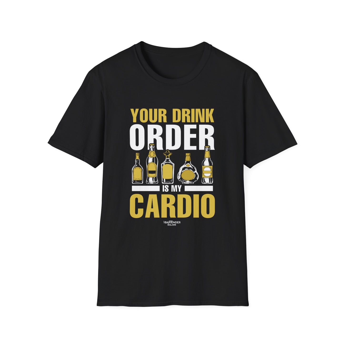 "Your Drink Order is my Cardio" Men's Bartender Tee