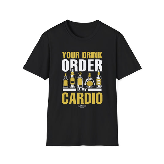 "Your Drink Order is my Cardio" Men's Bartender Tee