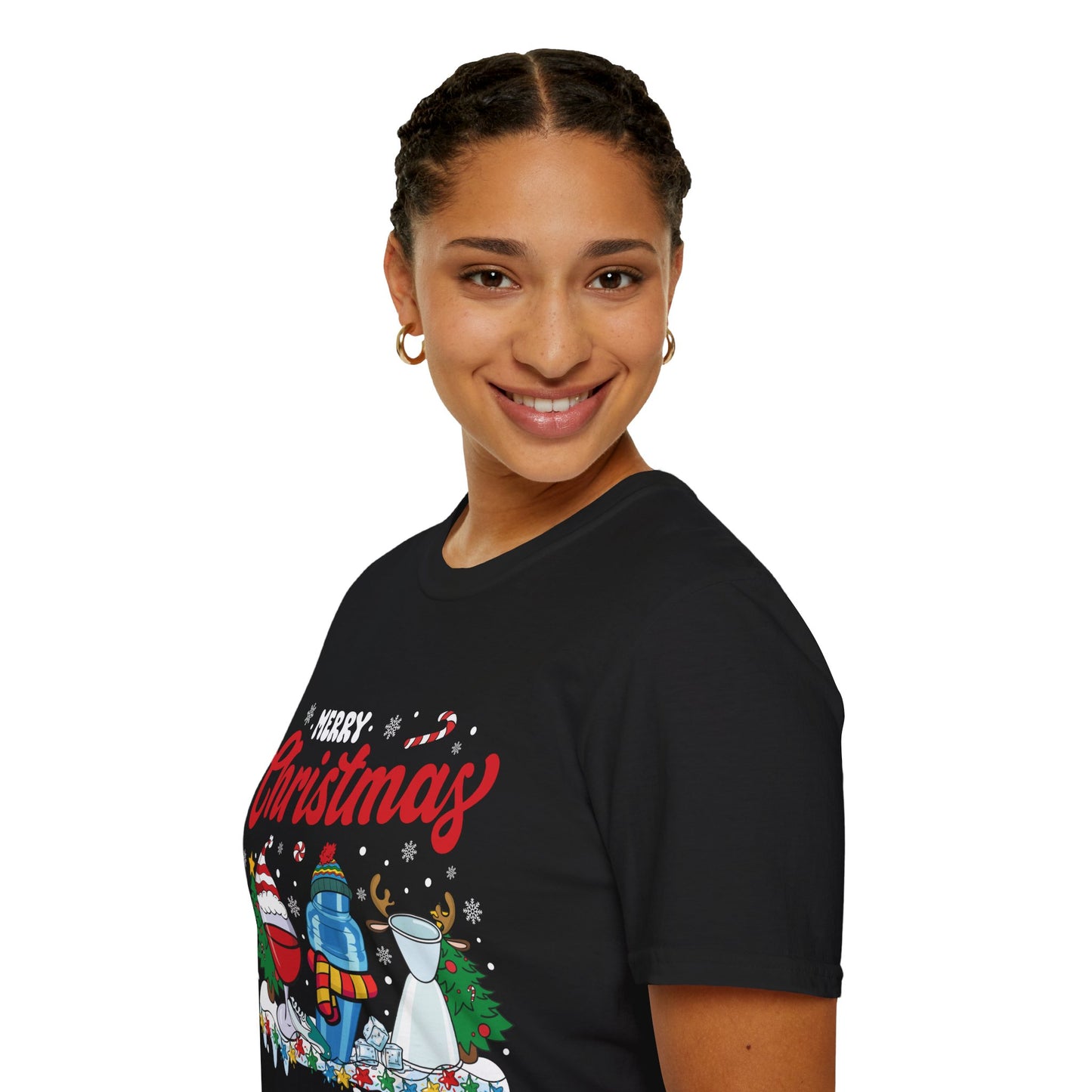 "Merry Christmas Bartender" Unisex Softstyle T-Shirt