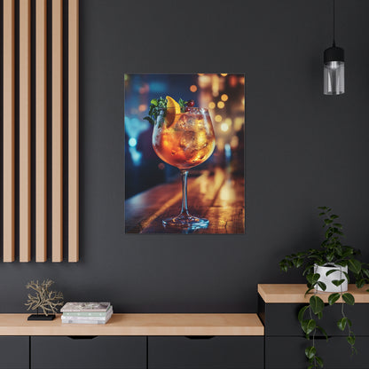 "Sips of Elegance" - 30" x 40" Canvas Art