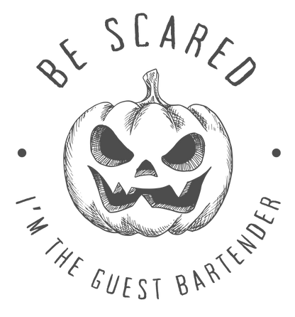 "Be Scared, I’m the Guest Bartender" Bartender Halloween Tee