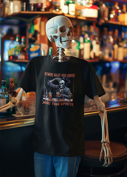 "Beware What You Order... I Might Stir Up More Than Spirits" Softstyle T-Shirt