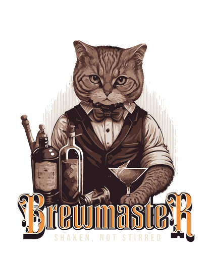 "Brewmaster Shaken, Not Stirred" Bartender Men's Tee