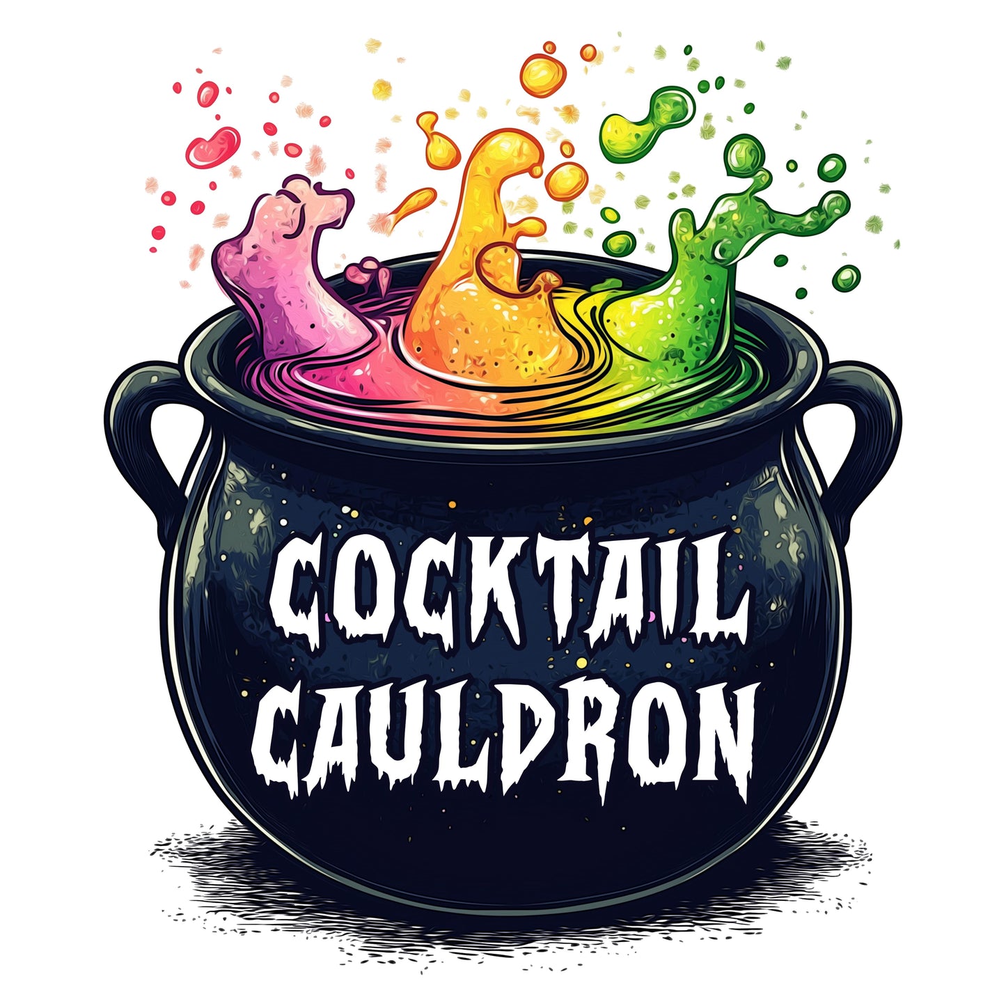 “Cocktail Cauldron” Halloween Bartender Tee