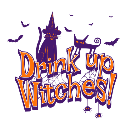 "Drink Up Witches" Bartender Halloween Tee