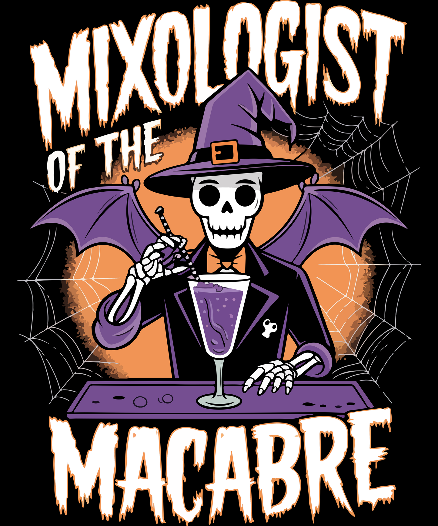 "Mixologist of the Macabre" Halloween Bartender Tee