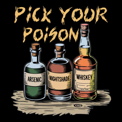 "Pick Your Poison" Halloween Bartender Tee