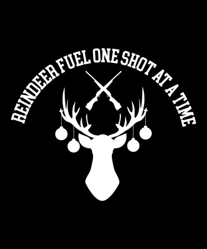 "Reindeer Fuel, One Shot at a Time" Men’s Christmas Tank Top