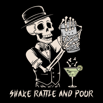 "Shake, Rattle, and Pour" Bartender Halloween Tee