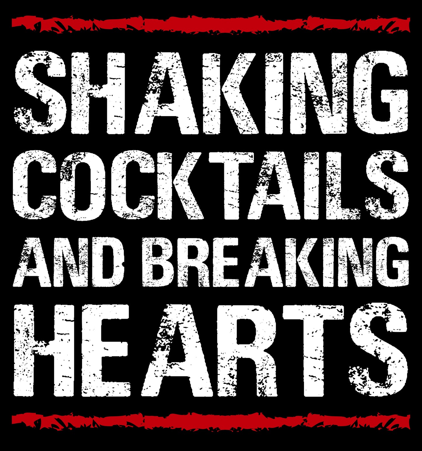 "Shaking Cocktails and Breaking Hearts" Women's Bartender Tee