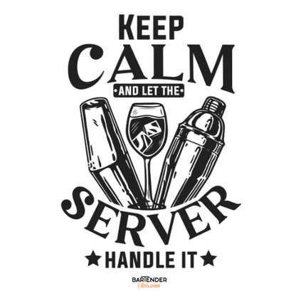 "Keep Calm and Let the Server Handle It" Unisex Softstyle T-Shirt