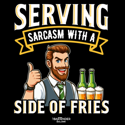 "Serving Sarcasm with a Side of Fries" Unisex Softstyle T-Shirt