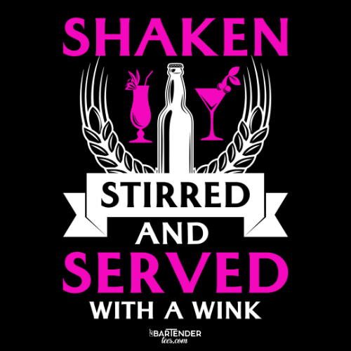 "Shaken, Stirred, and Served with a Wink" Unisex Softstyle T-Shirt