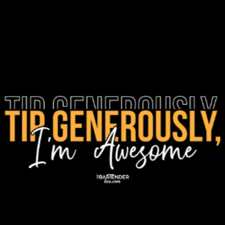 "Tip Generously, I'm Awesome" Unisex Softstyle T-Shirt