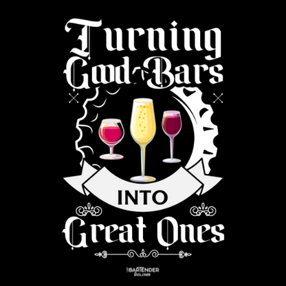 "Turning Good Bars Into Great Ones" Unisex Softstyle T-Shirt