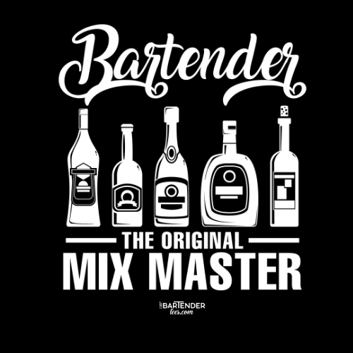 "Bartender the Original Mix Master" Men's Bartender Tee