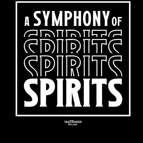 "A Symphony of Spirits" Bartender T-Shirt