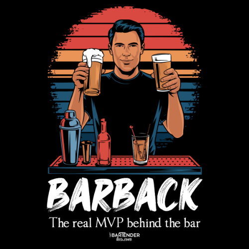 "Barback: The Real MVP Behind the Bar" Softstyle T-Shirt