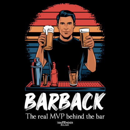 "Barback: The Real MVP Behind the Bar" Softstyle T-Shirt