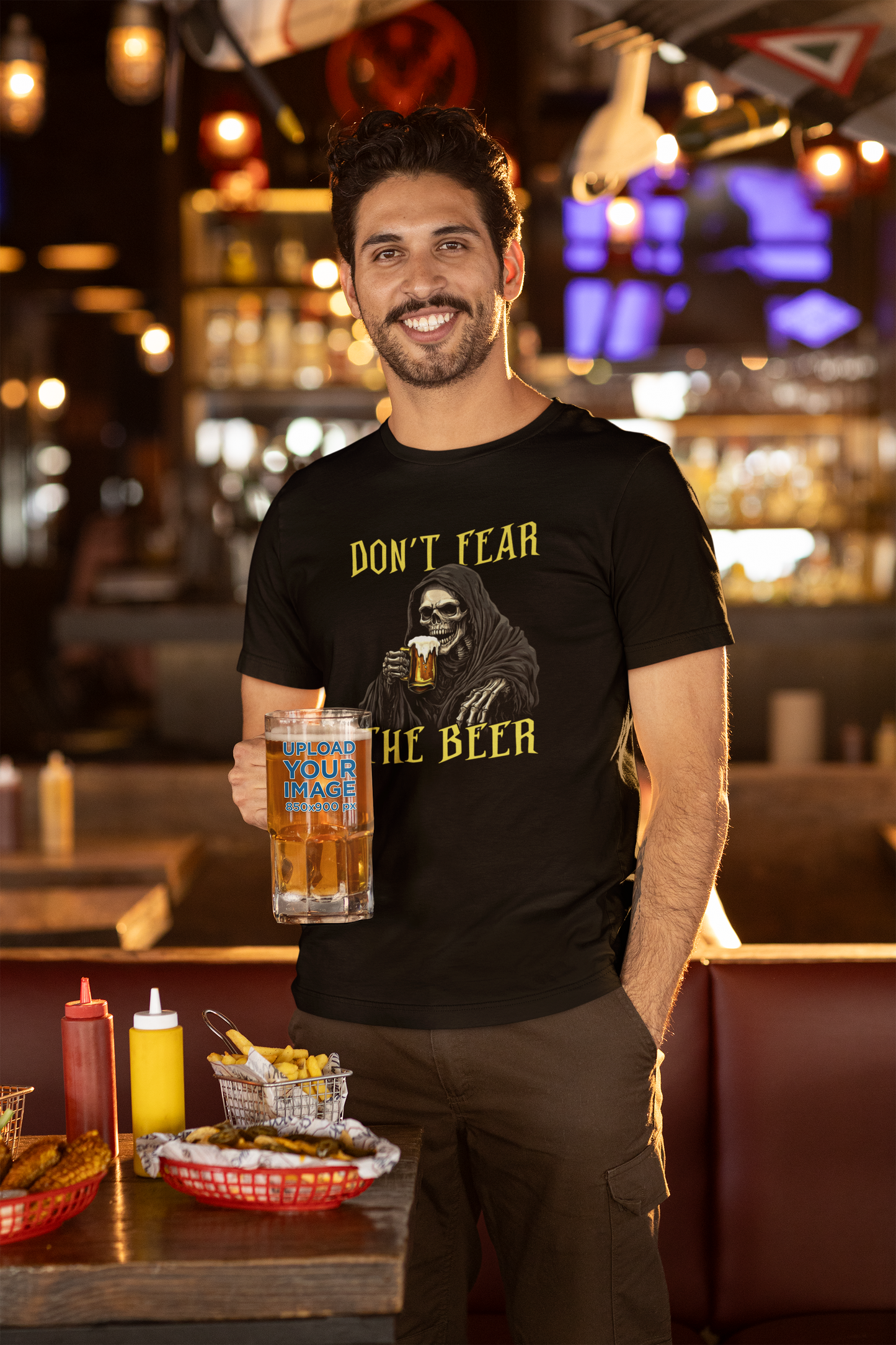 “Don’t Fear The Beer” Halloween Bartender Softstyle T-Shirt