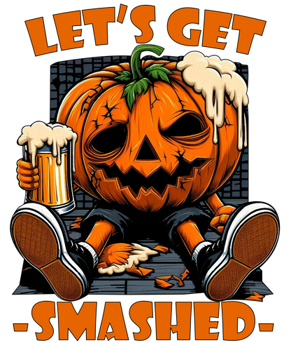 "Let's Get Smashed" Bartender Halloween Tee