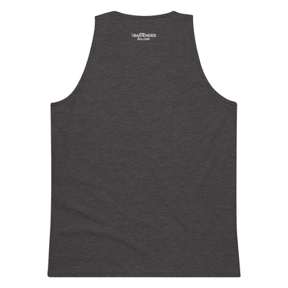 "Shaken Not Stirred Just Like My Life" Men's Barttender Tank