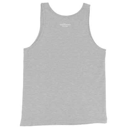 "I Serve Drinks and Looks that Kill" Men's Bartender Tank