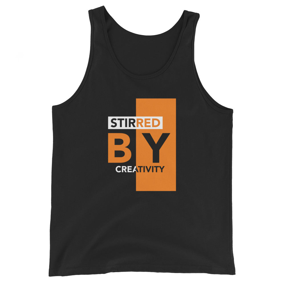 "Stirred by Creativity" Men's Bartender Tank