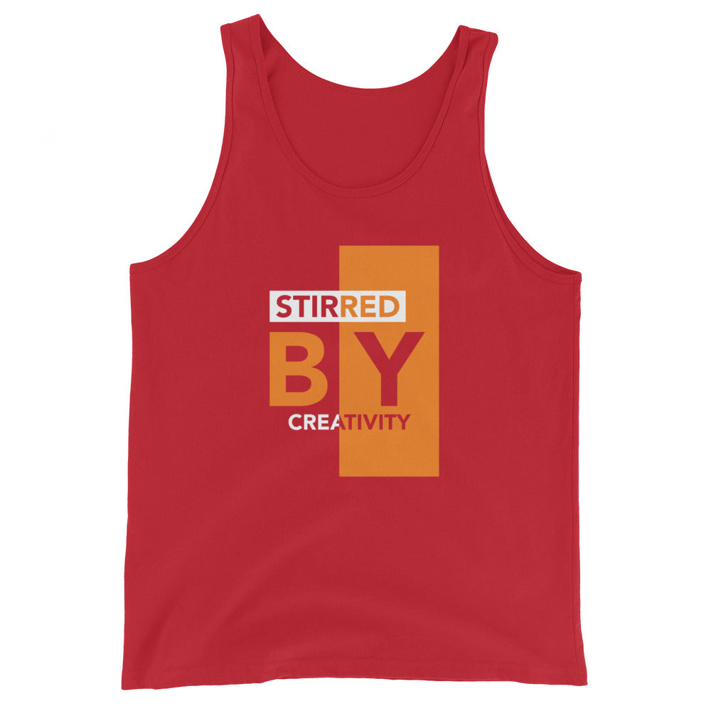 "Stirred by Creativity" Men's Bartender Tank