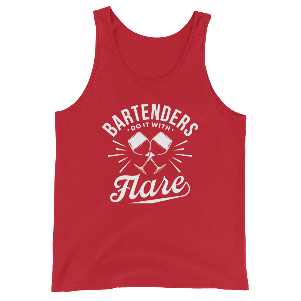 "Bartenders do it with Flair" Men's Bartender Tank