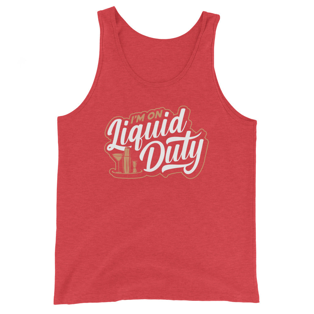 "I'm on Liquid Duty" Men's Bartender Tank