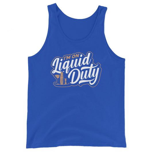 "I'm on Liquid Duty" Men's Bartender Tank