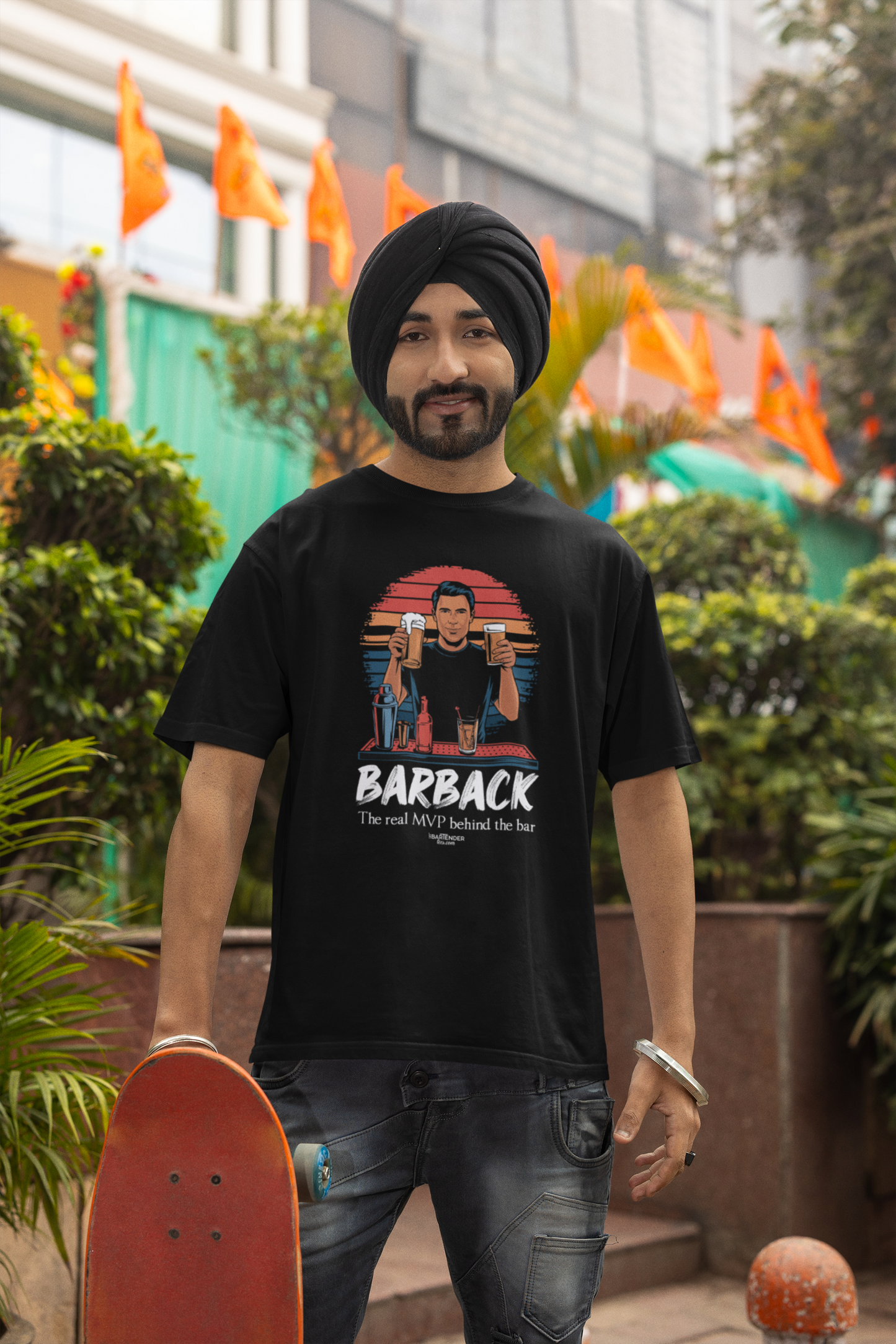 "Barback: The Real MVP Behind the Bar" Softstyle T-Shirt