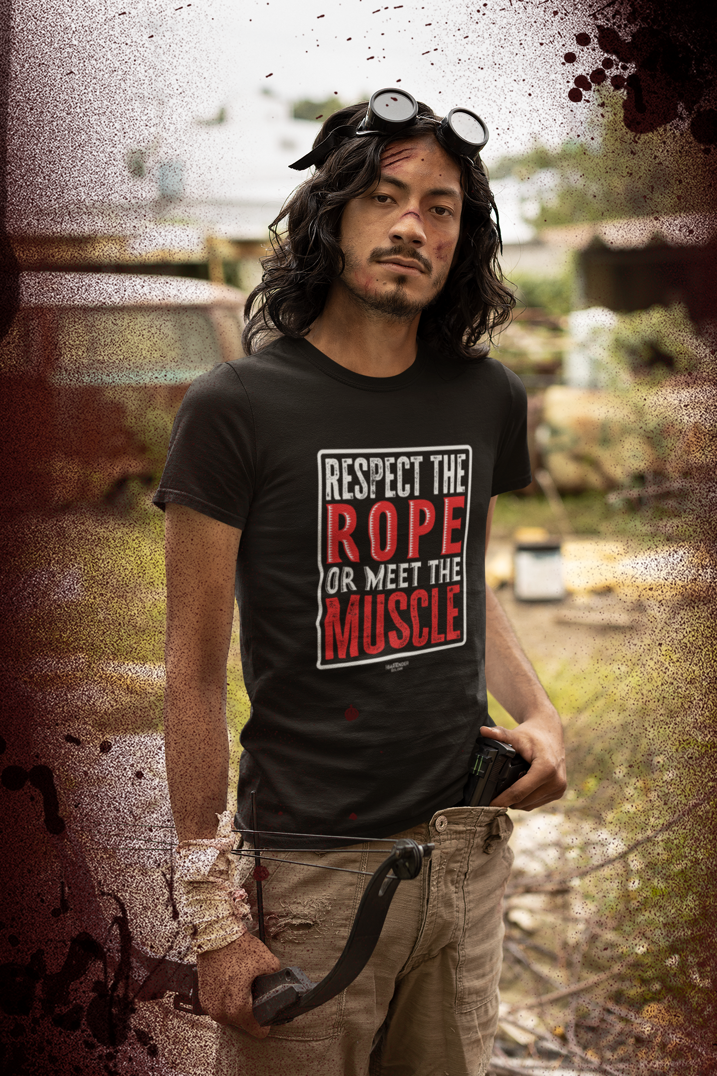 "Respect the Rope or Meet the Muscle" Softstyle T-Shirt