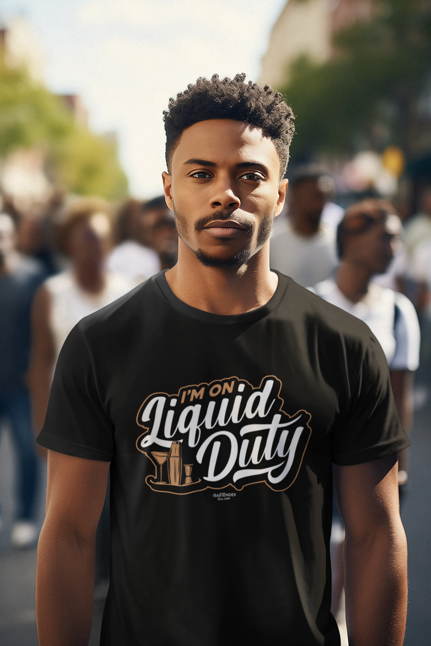 "I'm on Liquid Duty" Men's Bartender Tee