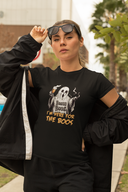 "I'm Here for the Boos" Unisex Softstyle T-Shirt