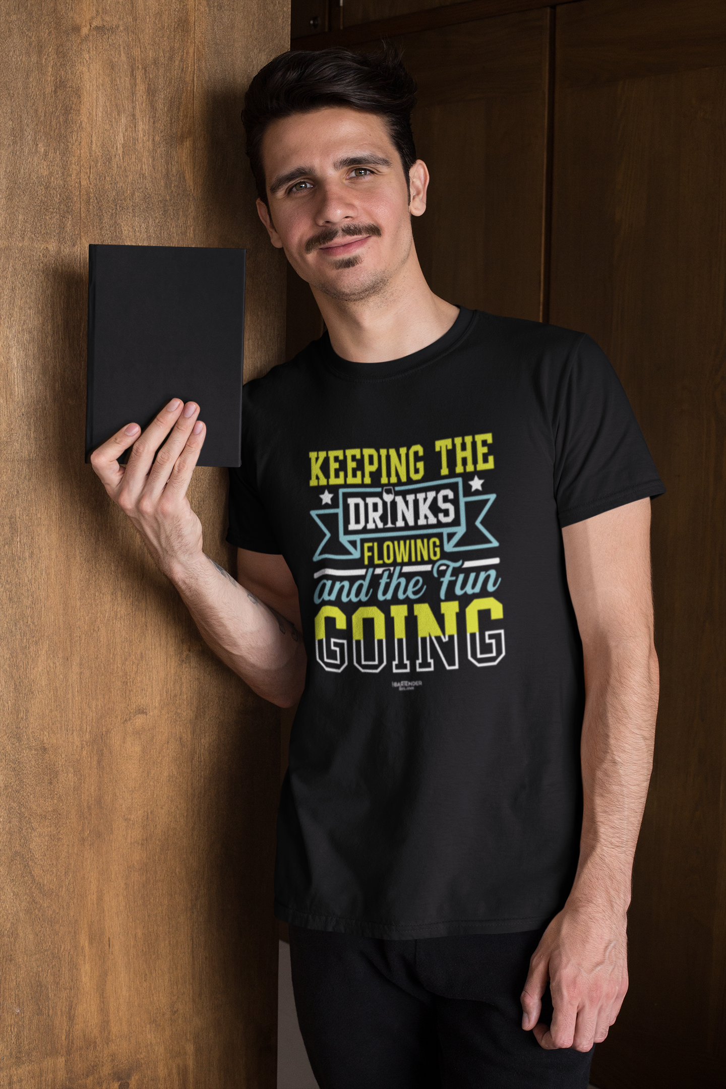 "Keeping the Drinks Flowing and the Fun Going" Unisex Softstyle T-Shirt